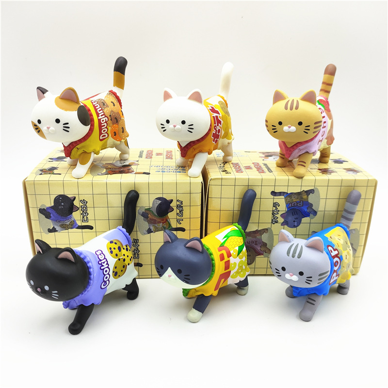 Japanese Snacks - 귀여운 고양이 블라인드 박스, 사탕 포장