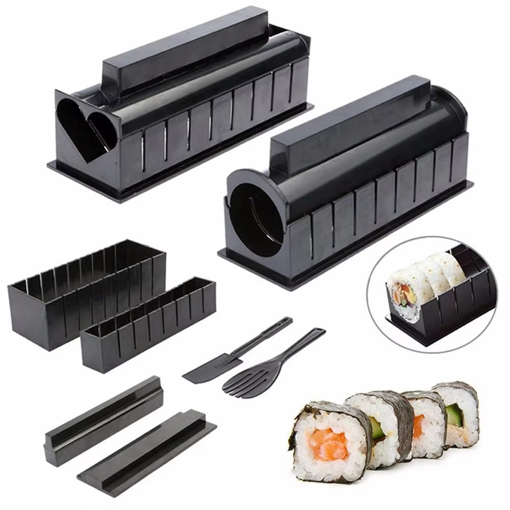 Sushi Making Kit - 3/10개 세트 일본식 스시 메이커 3가지