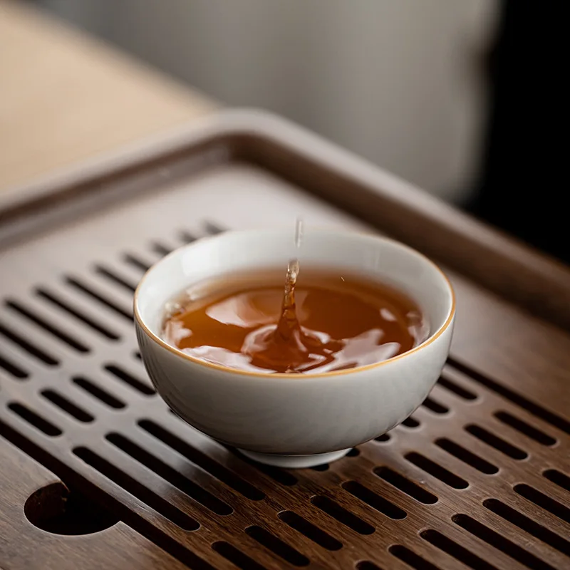 아이스 그레이 유약 컵 일본식 수제 세라믹 쿵푸 차 컵 - Japanese Tea 리뷰 및 가격