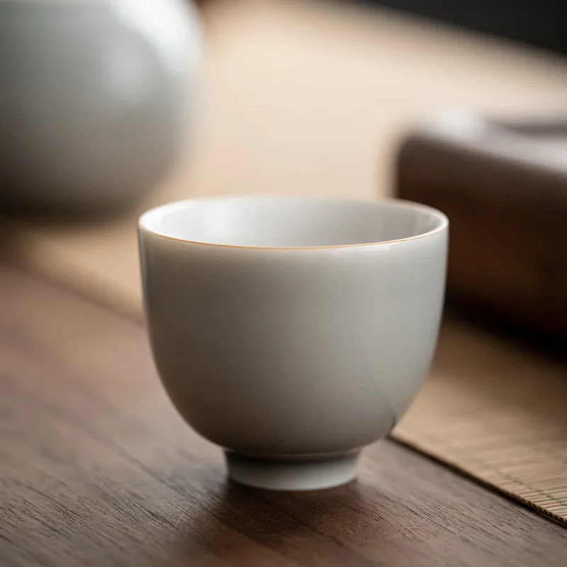 아이스 그레이 유약 컵 일본식 수제 세라믹 쿵푸 차 컵 - Japanese Tea 리뷰 및 가격