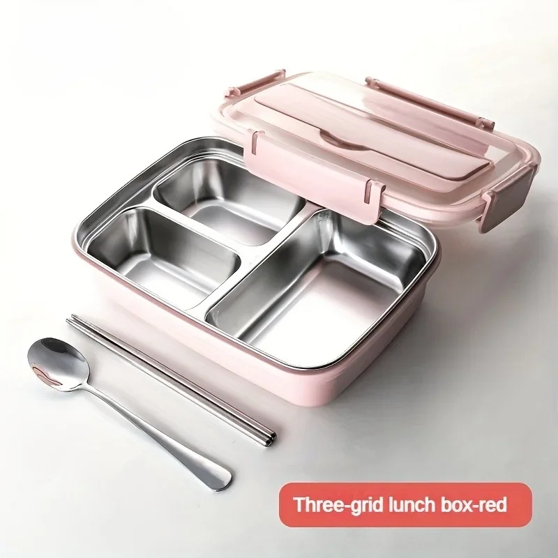 누수 방지 기능이 있는 3/4칸 분리형 스테인리스 스틸 - Bento Box 리뷰 및 가격
