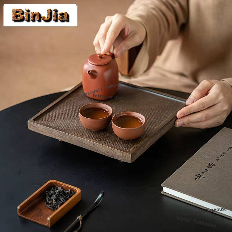 단단한 나무 원형 디저트 접시, 일본식 나무 트레이,  - Japanese Snacks 리뷰 및 가격
