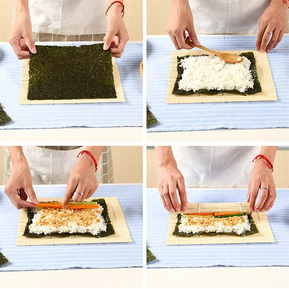 흰색 마감 해초 쌀 롤 컬링 비 스틱 일본식 주방 필수 - Sushi Making Kit 리뷰 및 가격