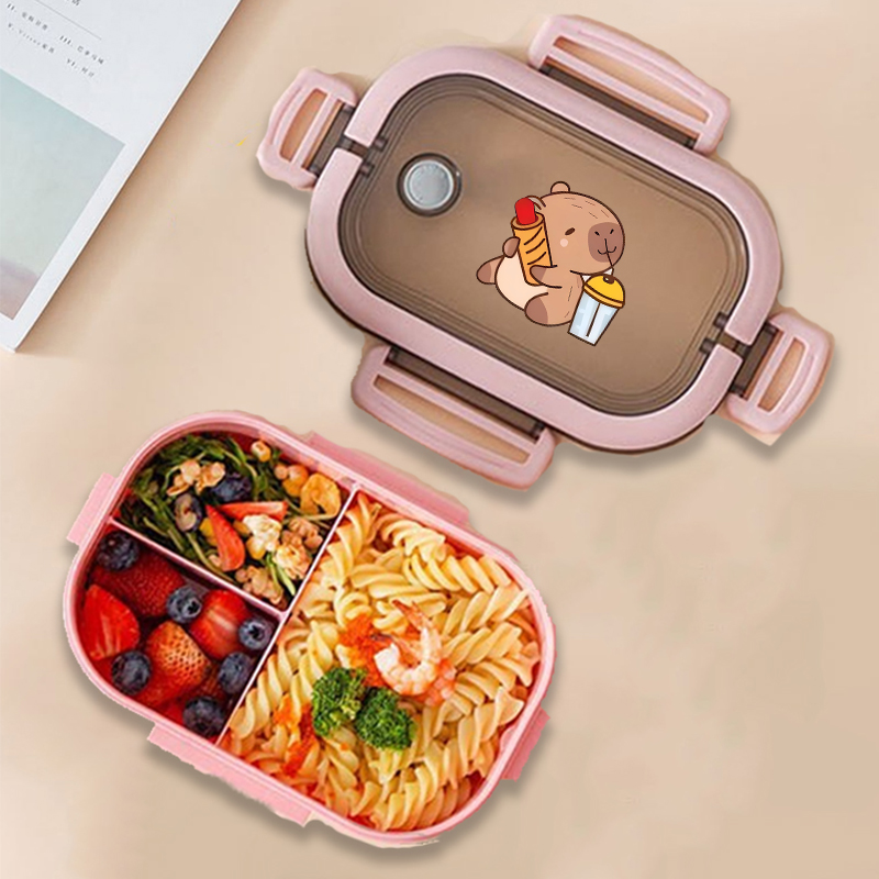 Capybara 도시락 상자 애니메이션 동물 인쇄 식품 - Bento Box 리뷰 및 가격