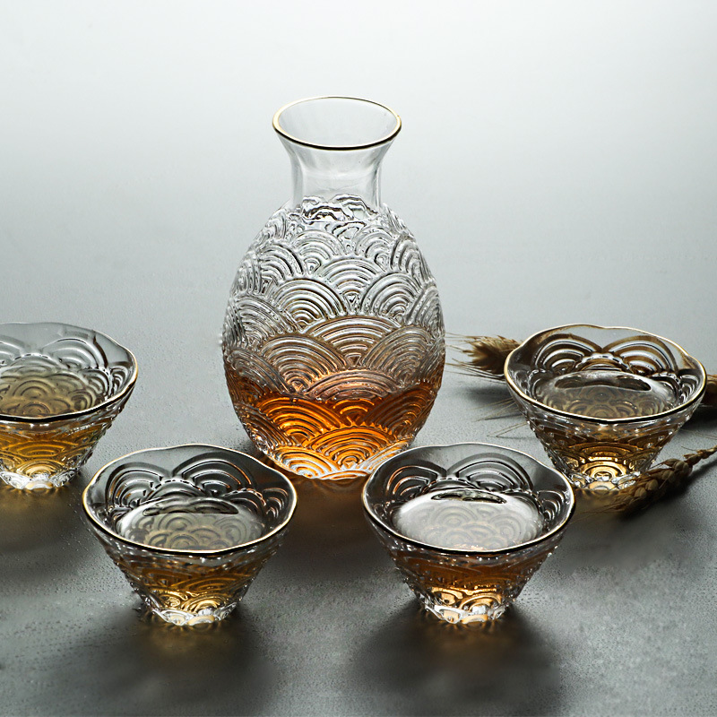 일본식 해머 사케 주전자 세트 유리 와인 포트 가정용  - Japanese Pottery 리뷰 및 가격