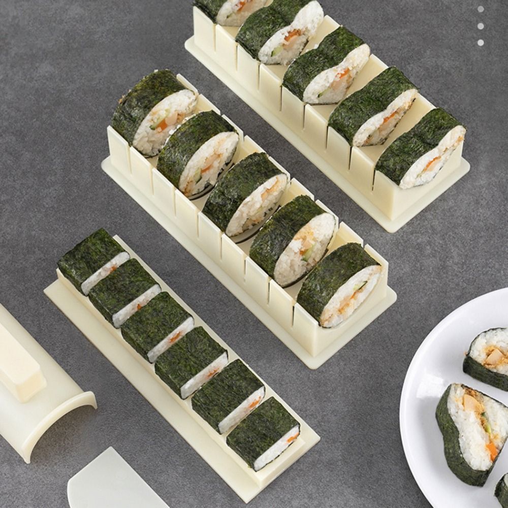 새로운 3pcs 스시 메이커 장비 키트 플라스틱 김밥  - Sushi Making Kit 리뷰 및 가격