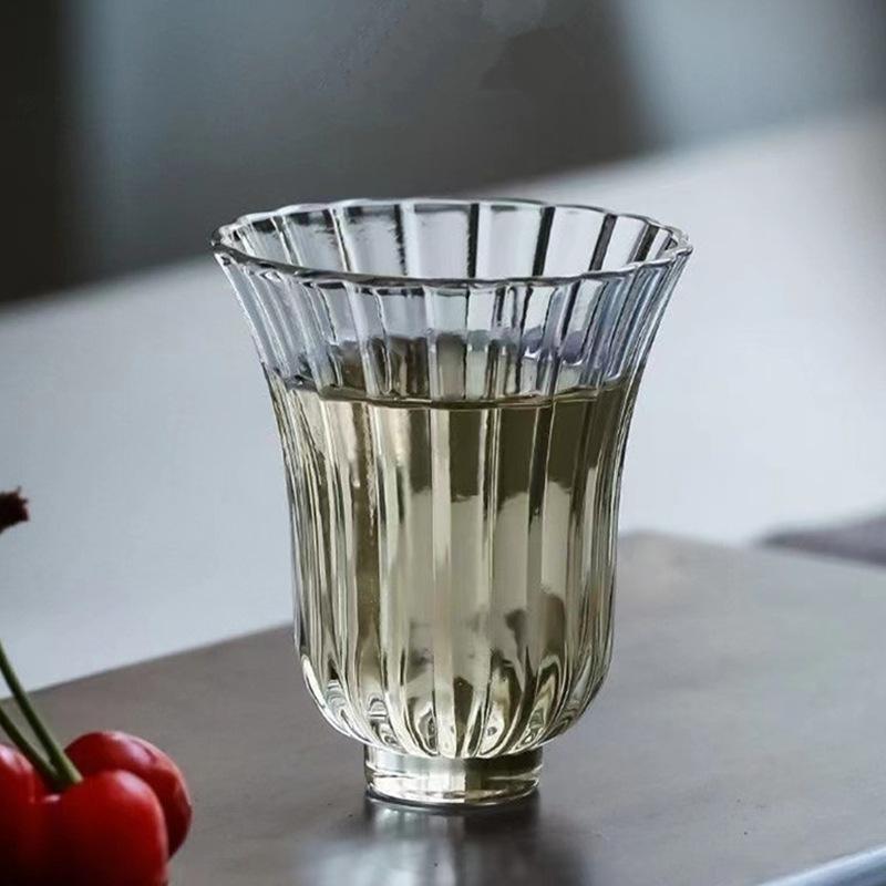 50ml 일본풍 꽃무늬 디자인 유리 티컵 투명 내열 티 - Japanese Tea 리뷰 및 가격